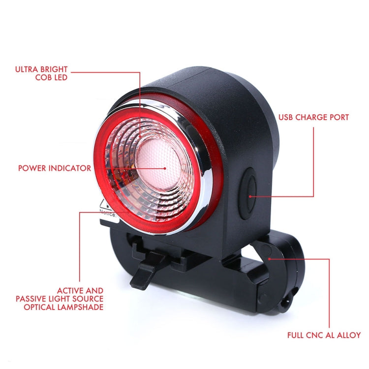 Skorter | Antusi A8 Portable Rechargeable Rear Light Wireless Theft Alarm