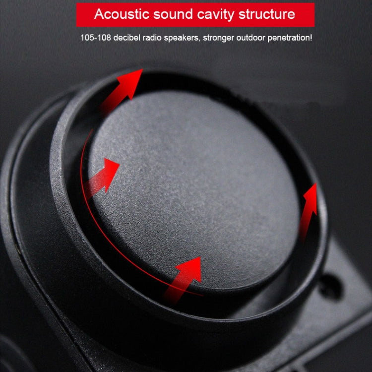 Skorter | Antusi A8 Portable Rechargeable Rear Light Wireless Theft Alarm