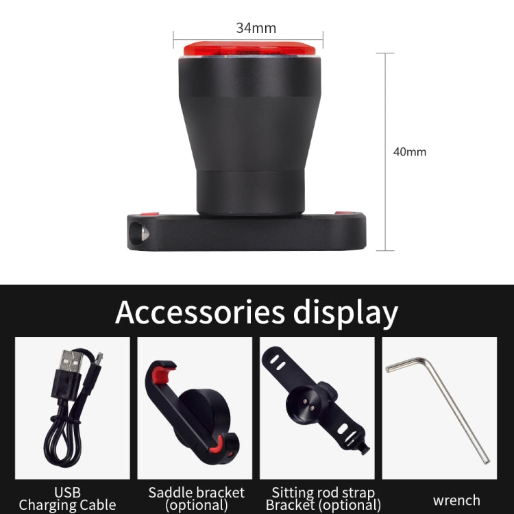 Skorter | Antusi Q5 Bicycle Rear Light Automatic Brake Induction Taillight