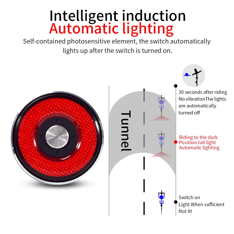 Skorter | Antusi Q5 Bicycle Rear Light Automatic Brake Induction Taillight
