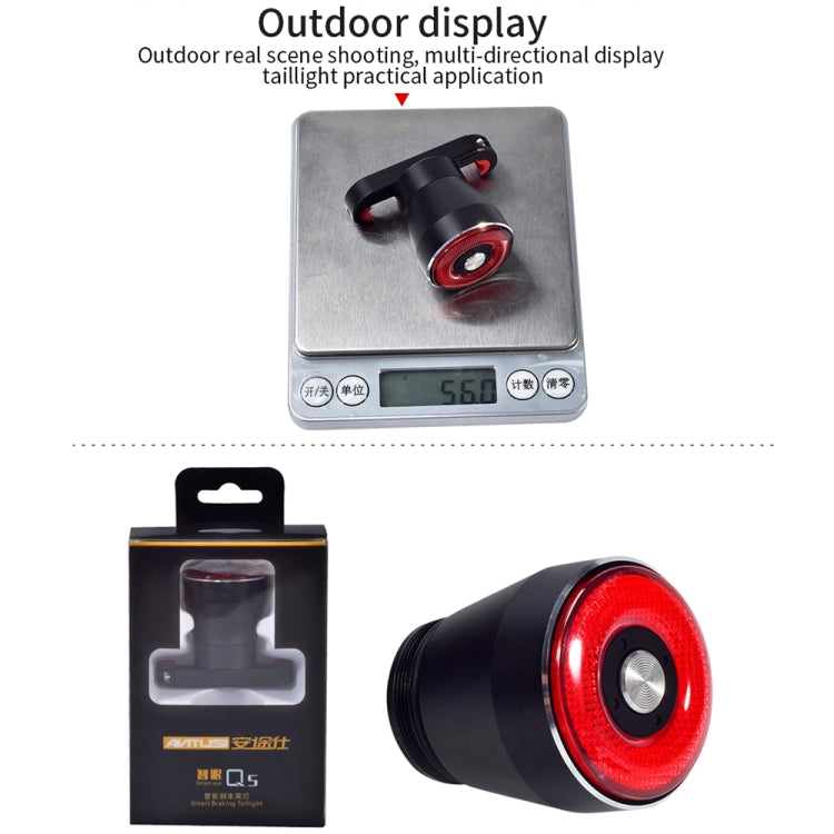 Skorter | Antusi Q5 Bicycle Rear Light Automatic Brake Induction Taillight
