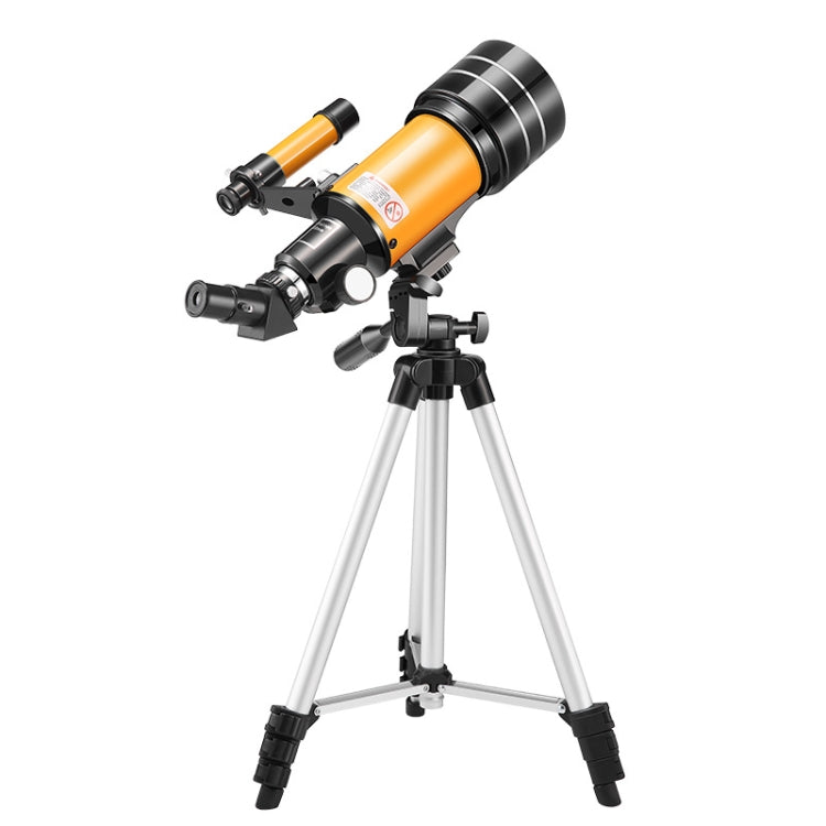 Skorter | High-definition Stargazing Refracting Astronomical Telescope(Black Yellow)
