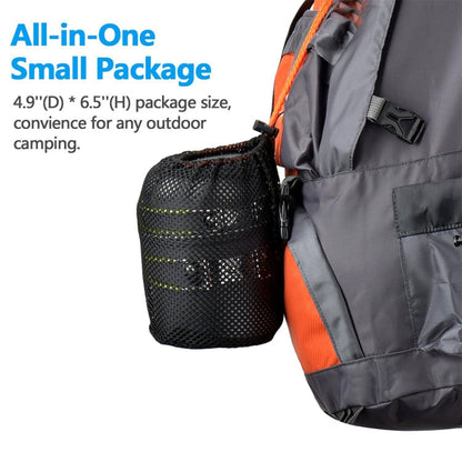 Skorter | DS-101 Portable Outdoor Camping Cooking Set Picnic Boiler Cookware Combination (Black)