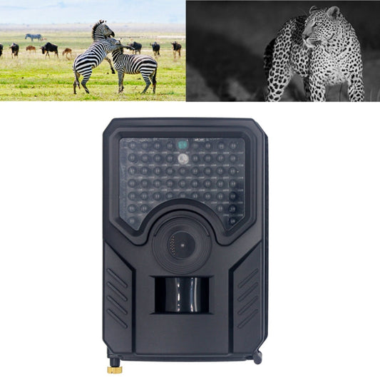 Skorter | PR-200B 120 Degrees Wide Angle Lens IP56 Waterproof  12MP 1080P HD Infrared Hunting Trail Camera, Support TF Card, PIR Distance: 10-15m (Black)