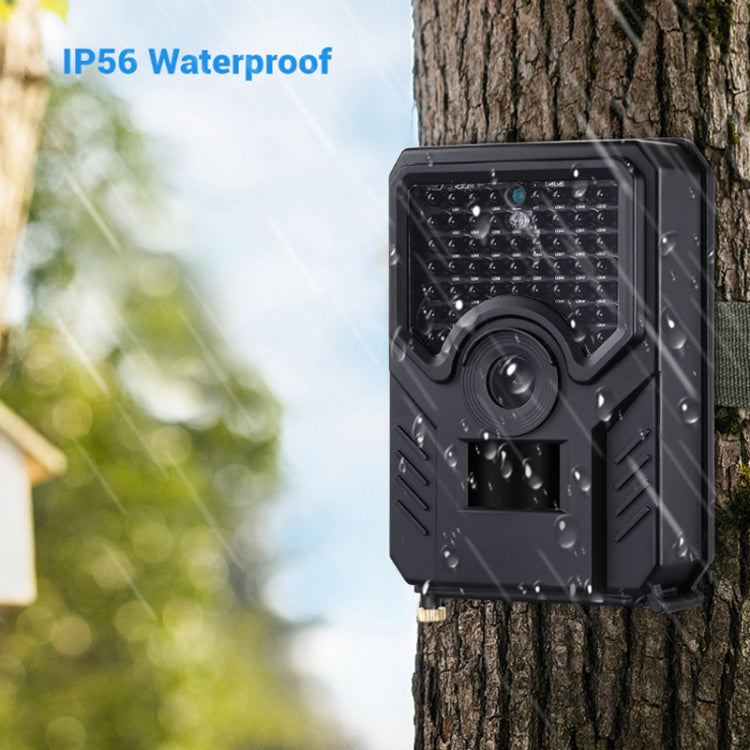 Skorter | PR-200B 120 Degrees Wide Angle Lens IP56 Waterproof  12MP 1080P HD Infrared Hunting Trail Camera, Support TF Card, PIR Distance: 10-15m (Black)