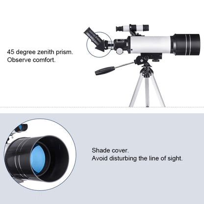 Skorter | WR852 16x/66x70 High Definition High Times Astronomical Telescope with Tripod(Blue)