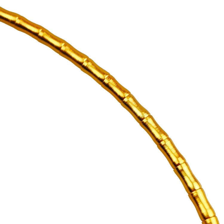 Skorter | BIKERSAY Bicycle Fishbone Variable Speed Cable Tube Set Aluminum Alloy Bamboo Joint Line Pipes(Gold)