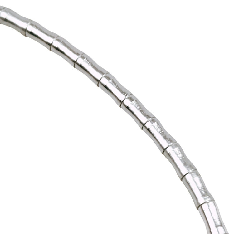 Skorter | BIKERSAY Bicycle Fishbone Variable Speed Cable Tube Set Aluminum Alloy Bamboo Joint Line Pipes(Silver)