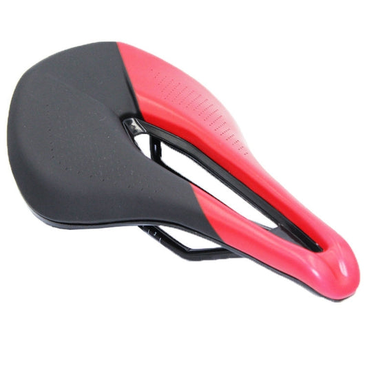 Skorter | BIKERSAY SZ001 Bicycle PU Leather Saddle Seat (Black Red)