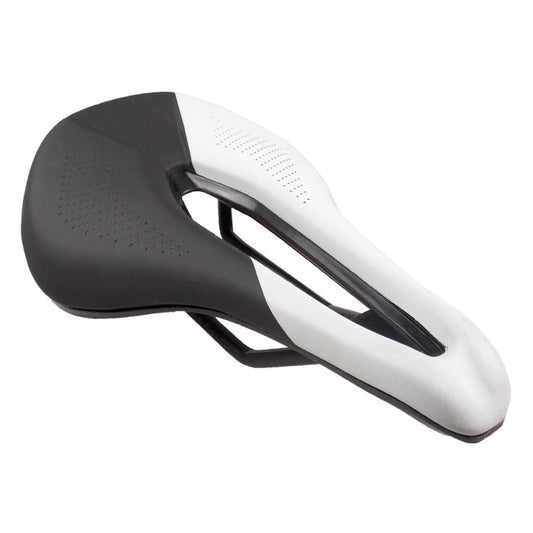Skorter | BIKERSAY SZ001 Bicycle PU Leather Saddle Seat (Black White)