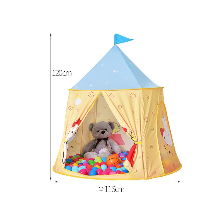 Skorter | Chick Pattern Children Indoor Outdoor Tent Play House Ocean Balls Game Castle