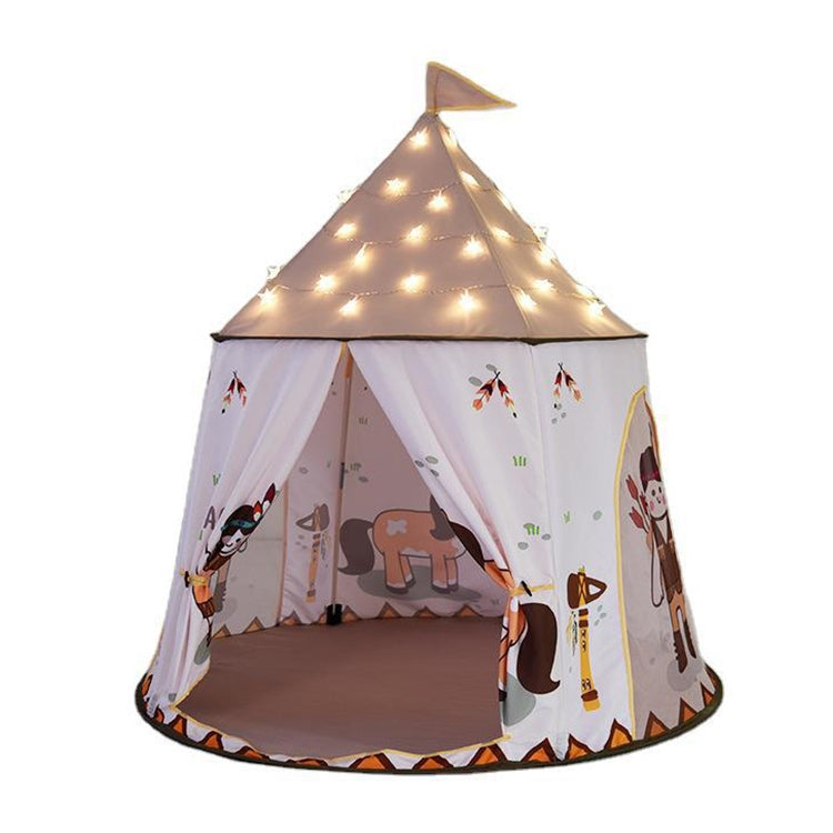 Skorter | Indian Castle Children Indoor Outdoor Tent Mongolian Yurt Toy House with Base Cloth