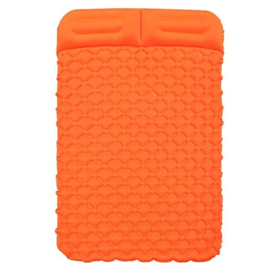 Skorter | Ordinary Type Outdoor Camping Peripheral Inflatable Cushion Portable TPU Inflatable Double Bed, Size: 195 x 119 x 16cm(Orange)