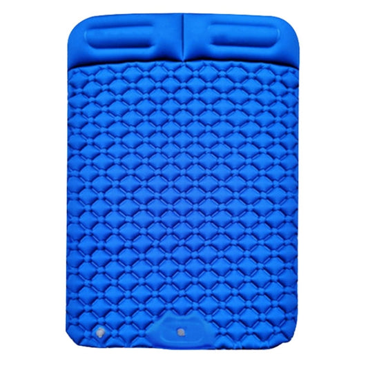 Skorter | Outdoor Camping Foot-step Automatic Inflatable Cushion Portable TPU Inflatable Double Bed, Size: 195 x 119 x 16cm(Dark Blue)