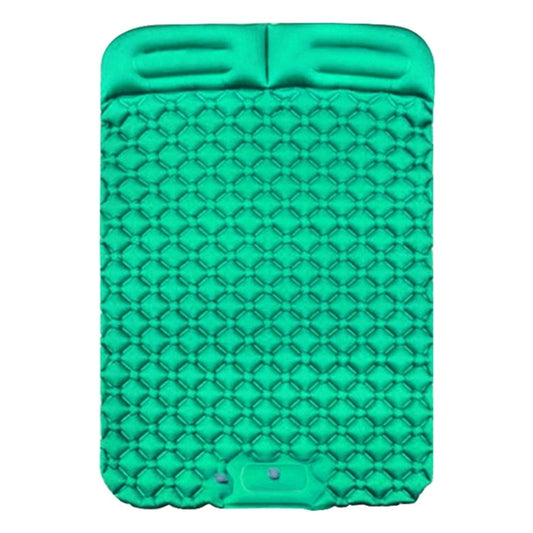 Skorter | Outdoor Camping Foot-step Automatic Inflatable Cushion Portable TPU Inflatable Double Bed, Size: 195 x 119 x 16cm(Emerald)