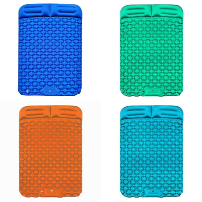 Skorter | Outdoor Camping Foot-step Automatic Inflatable Cushion Portable TPU Inflatable Double Bed, Size: 195 x 119 x 16cm(Dark Blue)