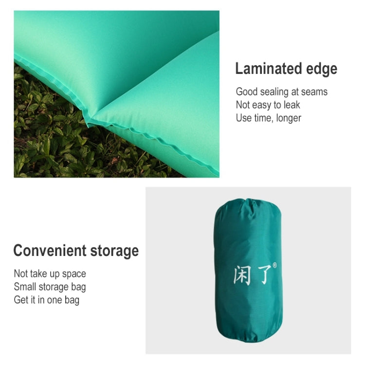 Skorter | Outdoor Camping Foot-step Automatic Inflatable Cushion Portable TPU Inflatable Double Bed, Size: 195 x 119 x 16cm(Orange)