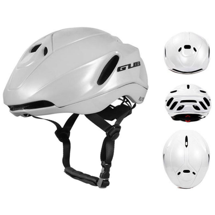 Skorter | GUB Elite Unisex Adjustable Bicycle Riding Helmet, Size: M(Pearl White)