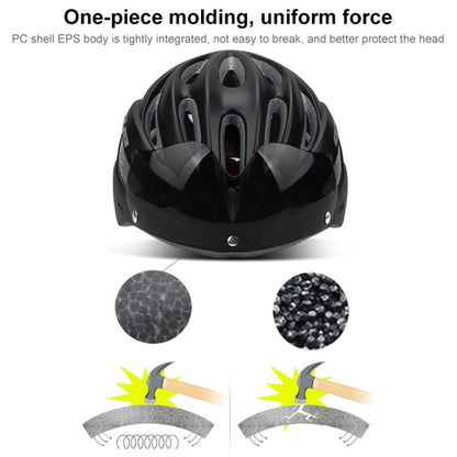 Skorter | GUB K80 Plus Bike Helmet With Visor And Goggles(Black)