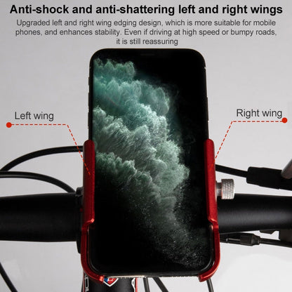 Skorter | GUB P30 Aluminum Bike Phone Holder(Red)