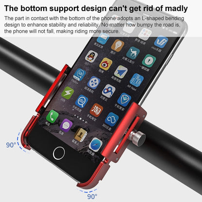 Skorter | GUB P30 Aluminum Bike Phone Holder(Red)