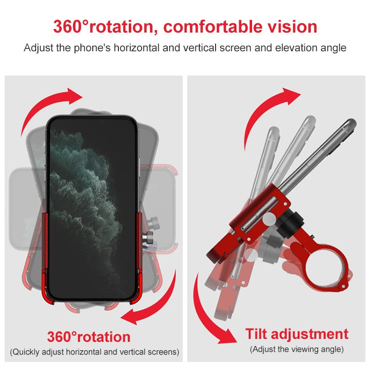 Skorter | GUB P30 Aluminum Bike Phone Holder(Titanium Color)