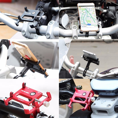 Skorter | GUB Plus 6 Aluminum Alloy MTB Bicycle Phone Holder (Titanium Color)