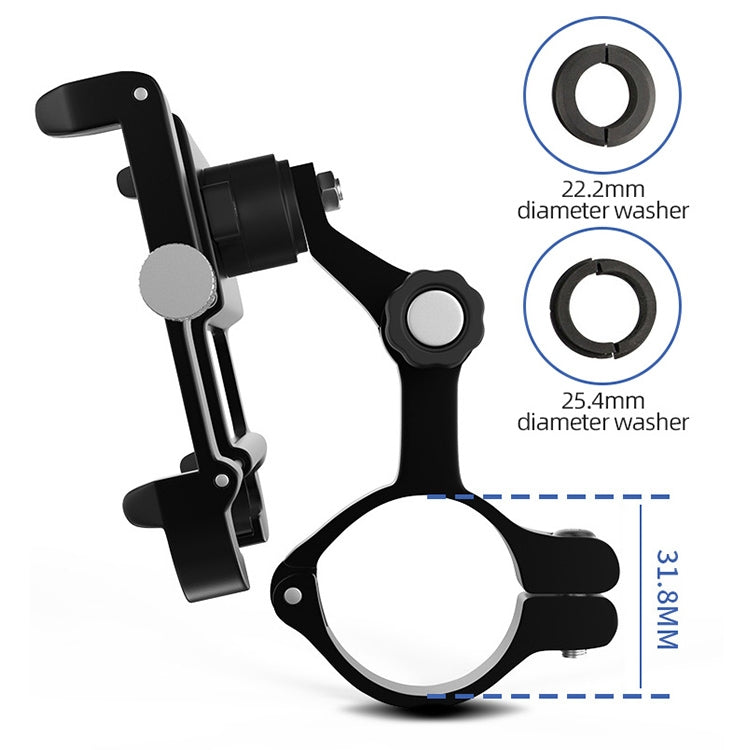 Skorter | GUB Plus 11 Rotatable Bicycle Phone Holder(Black)