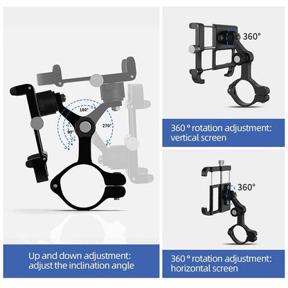 Skorter | GUB Plus 11 Rotatable Bicycle Phone Holder(Black)