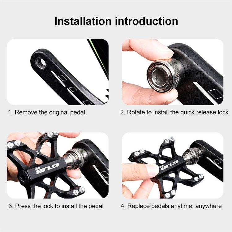 Skorter | GUB QR-009 Aluminum Alloy MTB Non-slip Bicycle Pedals
