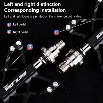 Skorter | GUB QR-009 Aluminum Alloy MTB Non-slip Bicycle Pedals
