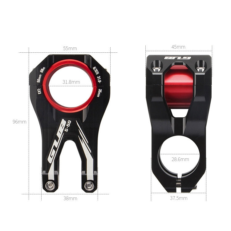 Skorter | GUB S-50 31.8mm - 35mm Aluminum Alloy Bike Stem
