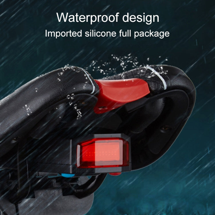 Skorter | ANTUSI A6 USB Charging COB Light Source Smart Cycling Bike Warning Alarm Tail Light with Remote Control