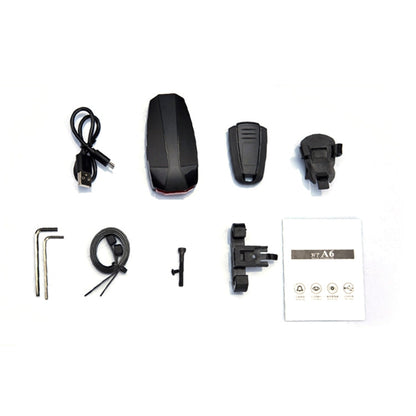 Skorter | ANTUSI A6 USB Charging COB Light Source Smart Cycling Bike Warning Alarm Tail Light with Remote Control