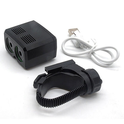 Skorter | Y15 2 x XPG2 500LM USB Charging LED Bike Headlight Front Lamp with 5 Modes