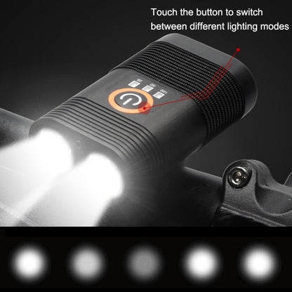 Skorter | Y12 Bike LED Headlight Front Lamp 2 x XPE LEDs 350LM USB Charging Bicycle Headlight with 5 Modes