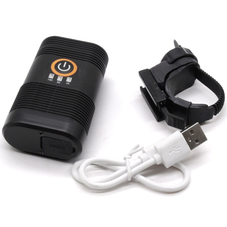 Skorter | Y12 Bike LED Headlight Front Lamp 2 x XPE LEDs 350LM USB Charging Bicycle Headlight with 5 Modes