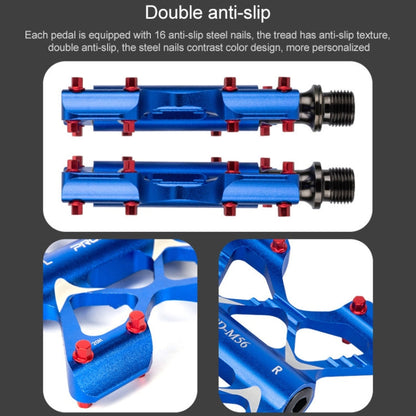 Skorter | PROMEND PD-M56 1 Pair Mountain Bicycle Aluminum Alloy 3-Bearings Pedals (Blue)