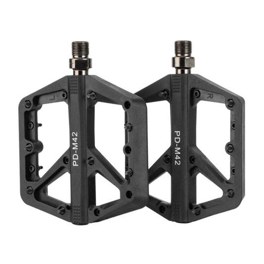 Skorter | PROMEND PD-M42 1 Pair Mountain Bicycle Nylon High-speed Bearing Pedals(Black)