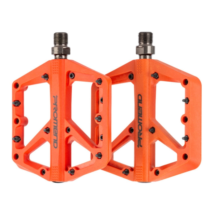 Skorter | PROMEND PD-M42 1 Pair Mountain Bicycle Nylon High-speed Bearing Pedals(Orange)
