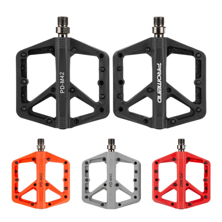 Skorter | PROMEND PD-M42 1 Pair Mountain Bicycle Nylon High-speed Bearing Pedals(Orange)