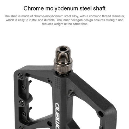 Skorter | PROMEND PD-M42 1 Pair Mountain Bicycle Nylon High-speed Bearing Pedals(Black)