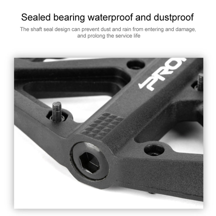 Skorter | PROMEND PD-M42 1 Pair Mountain Bicycle Nylon High-speed Bearing Pedals(Orange)