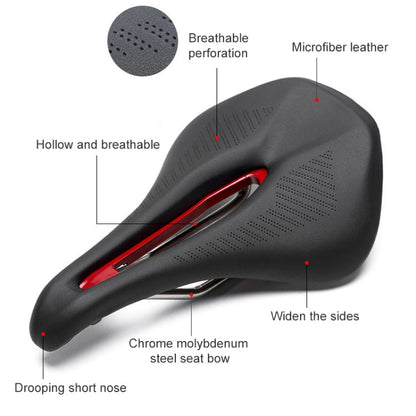 Skorter | PROMEND SD-576 Nylon Fiber Triathlon Bicycle Saddle (Black)