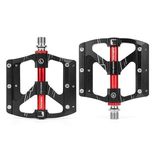 Skorter | PROMEND PD-M88 1 Pair Mountain Bicycle Aluminum Alloy 3-Bearings Pedals (Black)