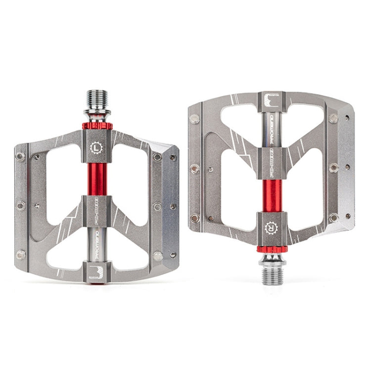 Skorter | PROMEND PD-M88 1 Pair Mountain Bicycle Aluminum Alloy 3-Bearings Pedals (Titanium Color)
