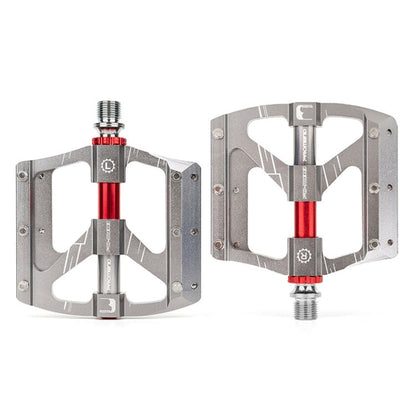 Skorter | PROMEND PD-M88 1 Pair Mountain Bicycle Aluminum Alloy 3-Bearings Pedals (Titanium Color)