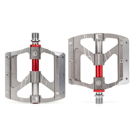 Skorter | PROMEND PD-M88 1 Pair Mountain Bicycle Aluminum Alloy 3-Bearings Pedals (Titanium Color)
