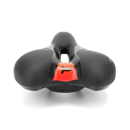 Skorter | PROMEND SD-567 Hollow Breathable Silicone Racing Bicycle Saddle(Black Red)