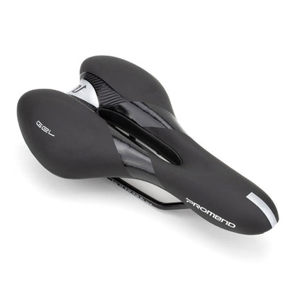Skorter | PROMEND SD-567 Hollow Breathable Silicone Racing Bicycle Saddle(Black White)
